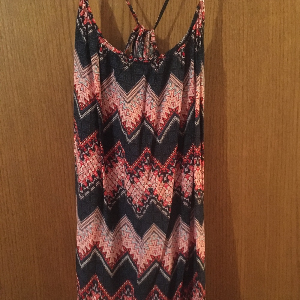 Cross back dress